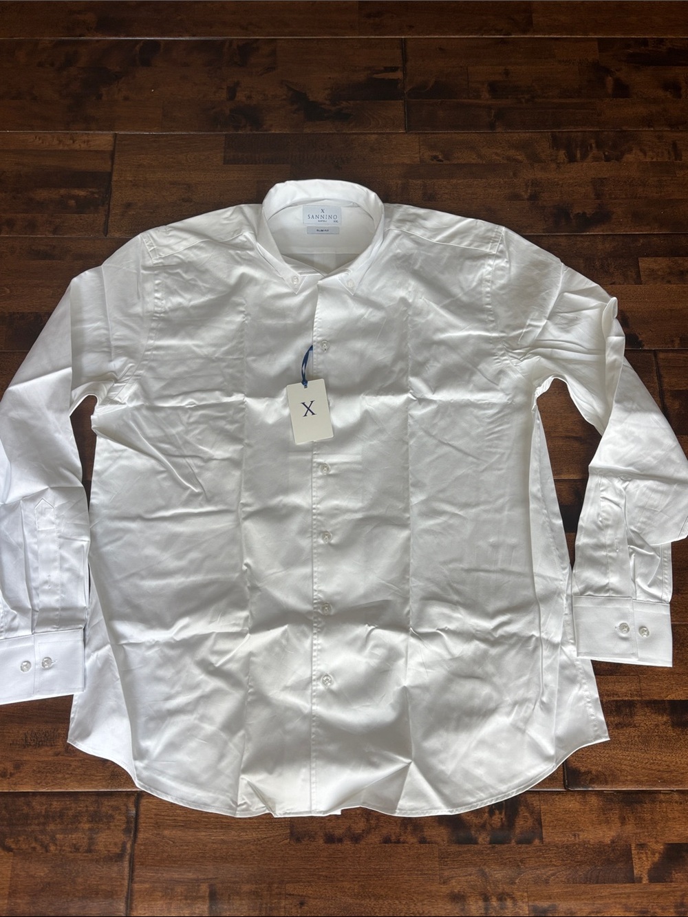 White Cotton Dress Shirt - Picture 1 of 10